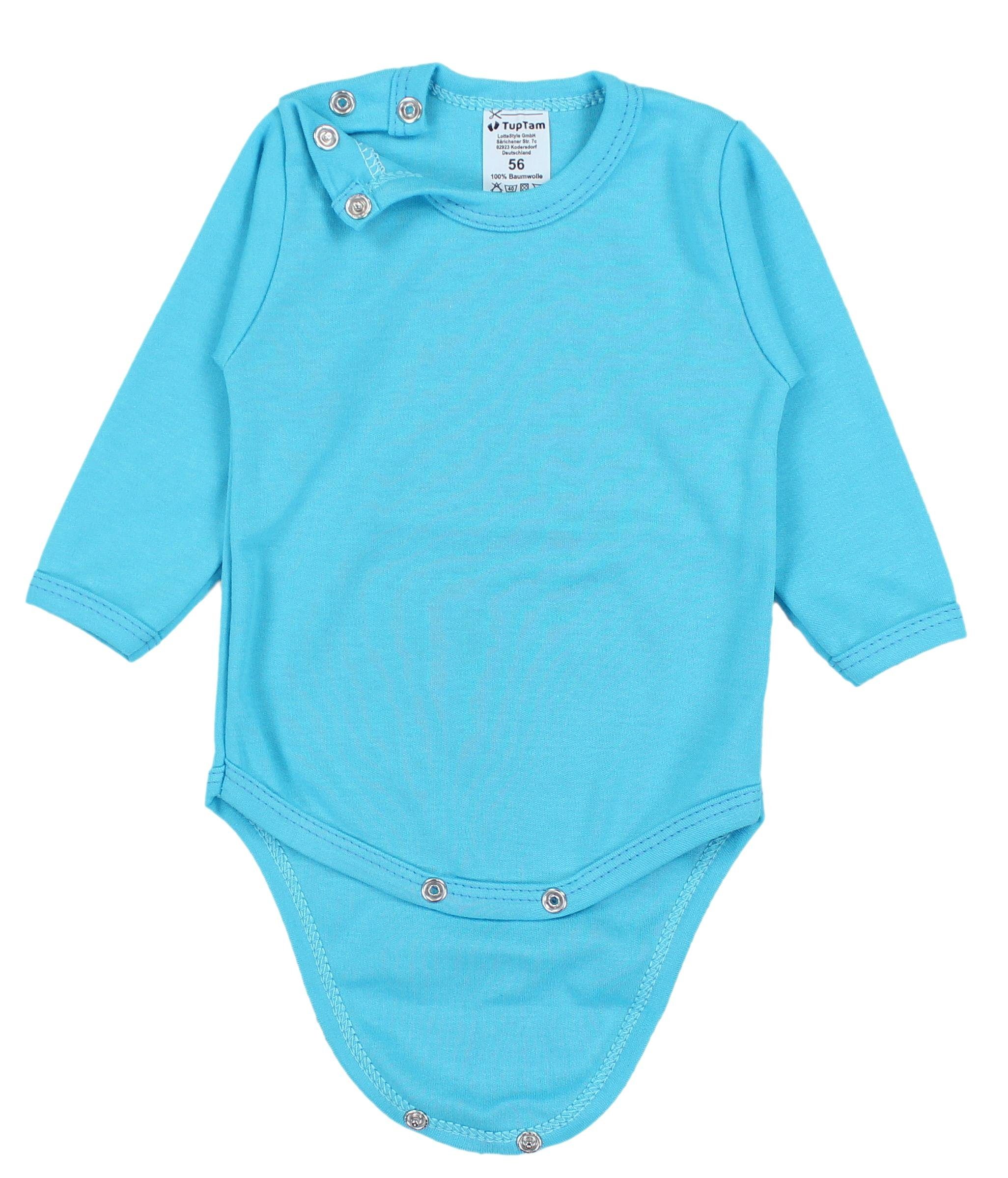TupTam Langarmbody TupTam Jungen Baby Body Langarm Unifarben 5er Pack