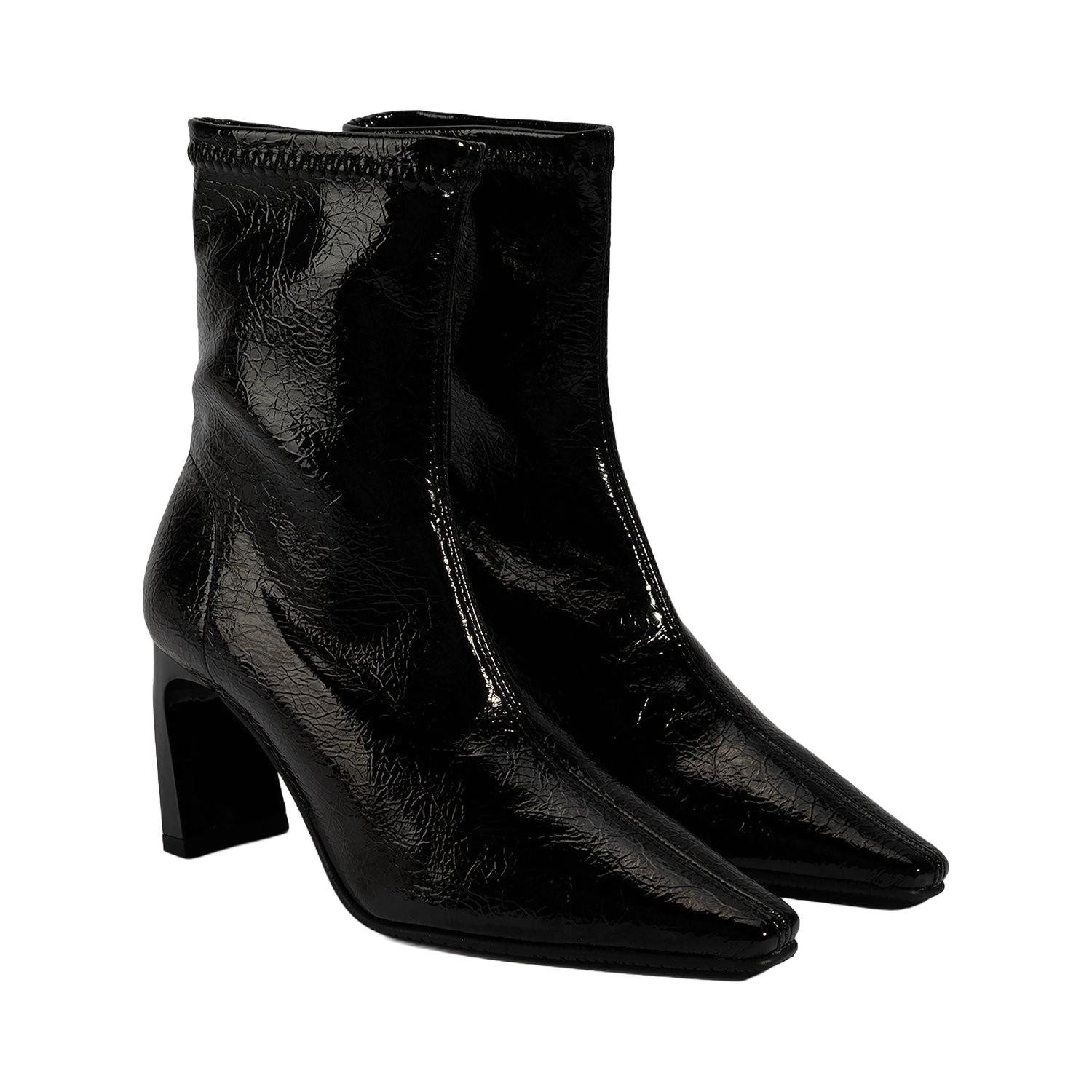 Desa Damen-Stiefeletten mit Blockabsatz – Obermaterial aus Kunstleder, zum Stiefel