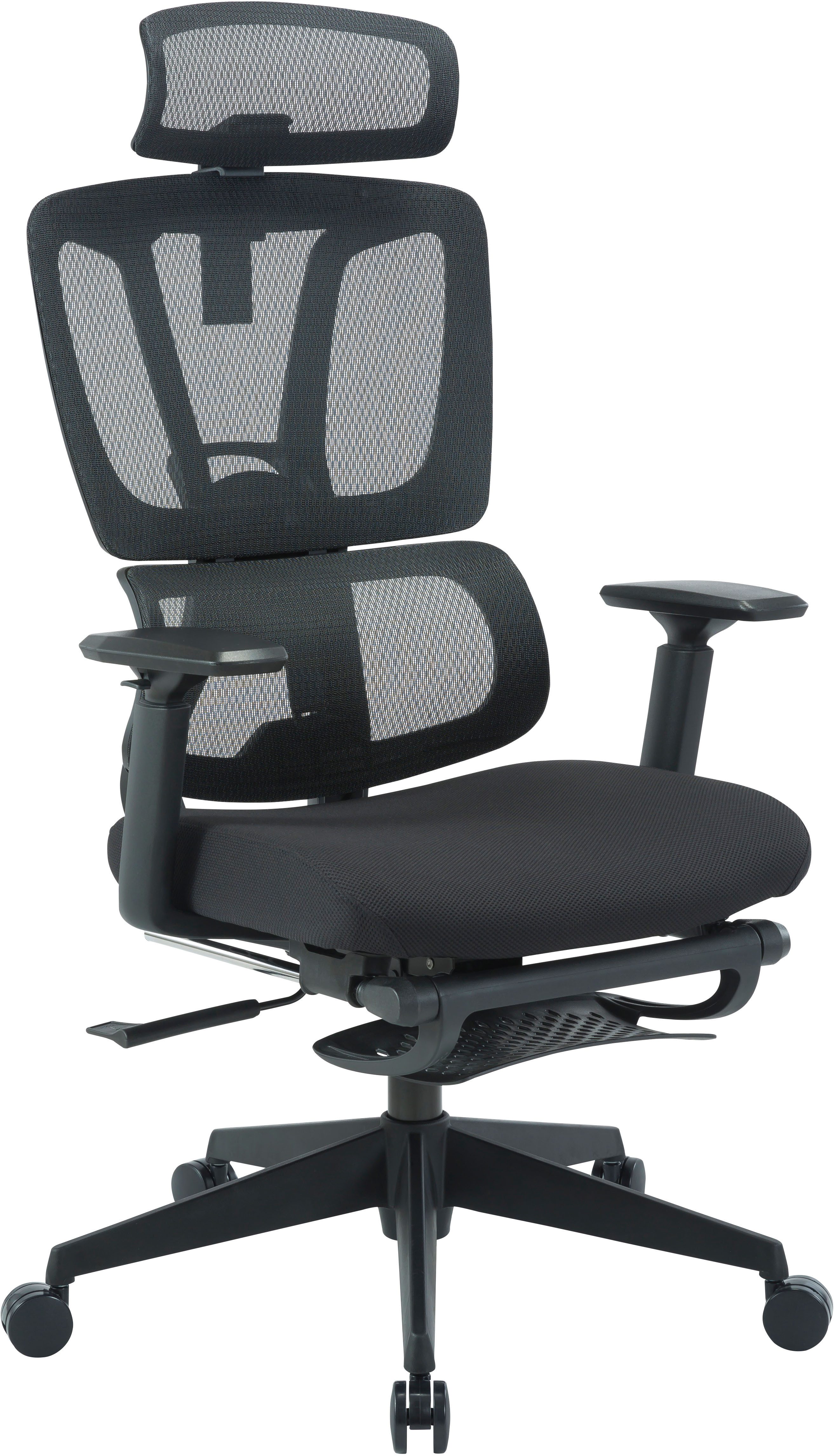 OTTO home Bürostuhl ZELLINA, mit Lordosenstütze, atmungsaktiver Sitz, auszi günstig online kaufen