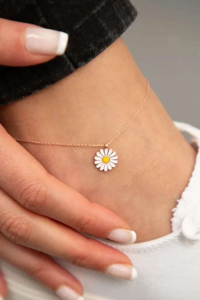 Einzelstück Fußkette mit Anhänger Fußkette Fußkettchen günstig online kaufen