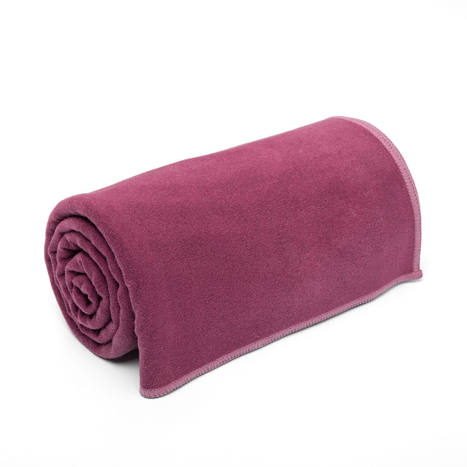 bodhi Sporthandtuch Yogamattenauflage FLOW Towel L aubergine