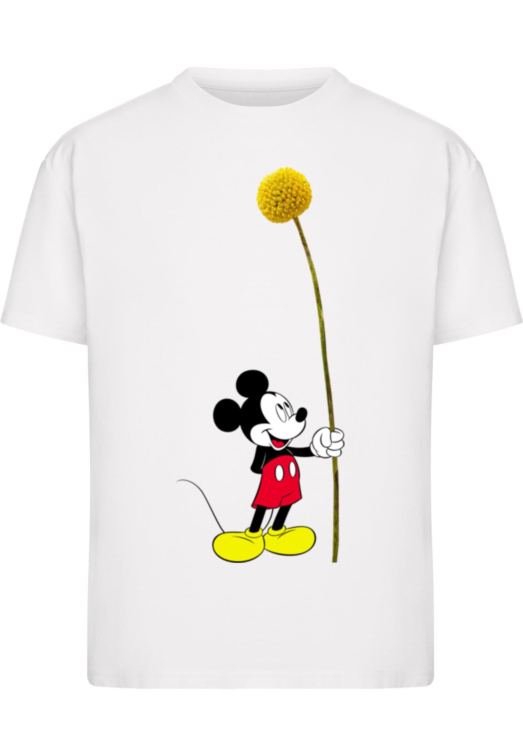 Merchcode T-Shirt Merchcode Mickey Flower Tee (1-tlg)