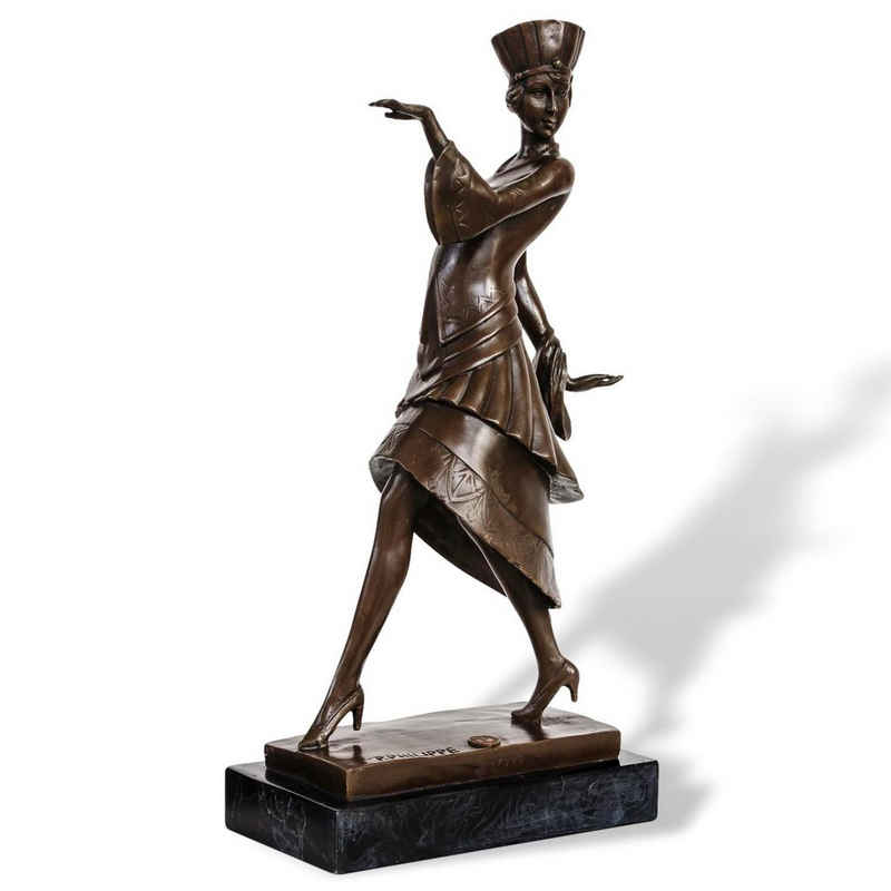 Aubaho Skulptur Bronzeskulptur Antik-Stil Bronze Figur nach Paul Philippe Replik