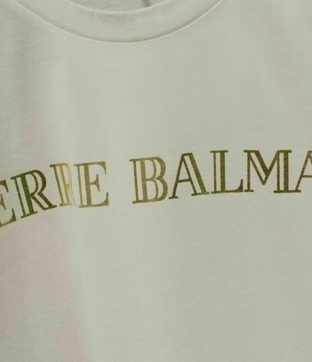 Balmain Paris T-Shirt Pierre Balmain Logo Baumwolle Top