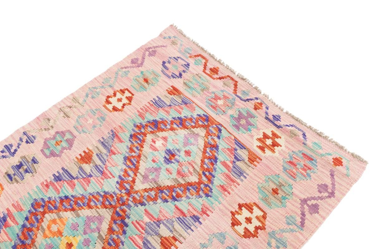 mm Trading, Höhe: 86x118 Handgewebter Kelim Orientteppich Orientteppich, Nain Afghan rechteckig, 3