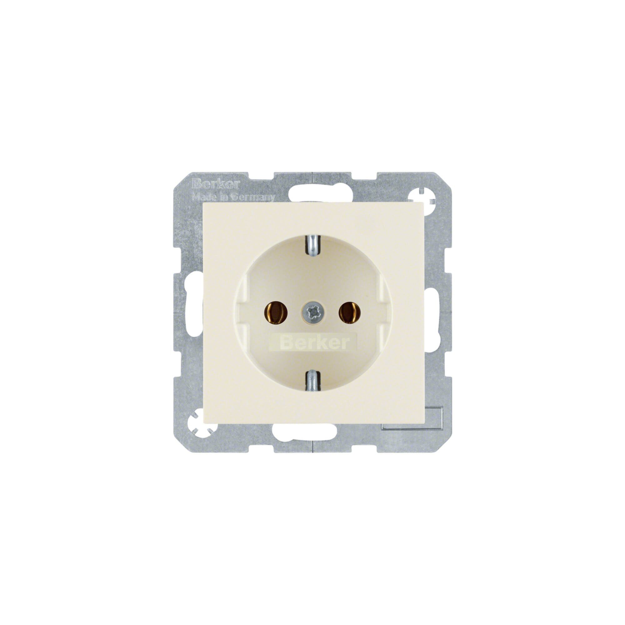Berker Steckdose Berker SCHUKO-Steckdose ws/gl 47438982