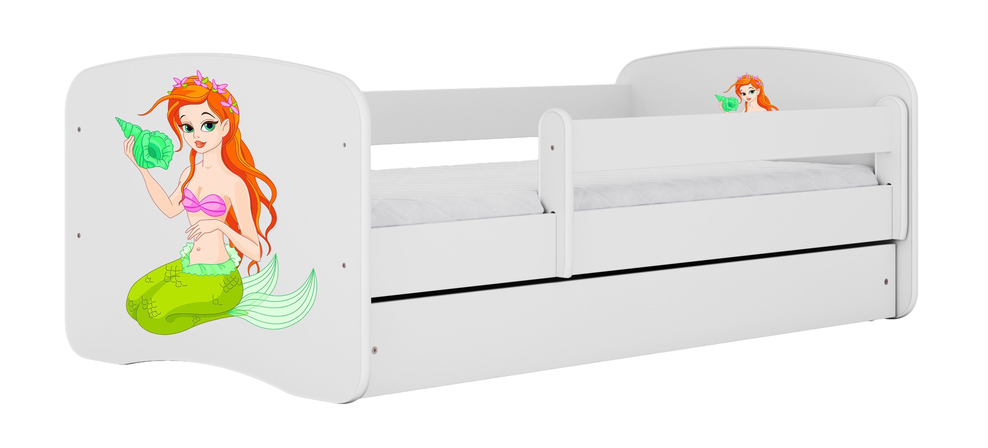 99rooms Kinderbett Dreams XIX (Kinderbett, Bett), Modern Design, Liegekomfort, mit Schublade, Lattenrost und Matratze