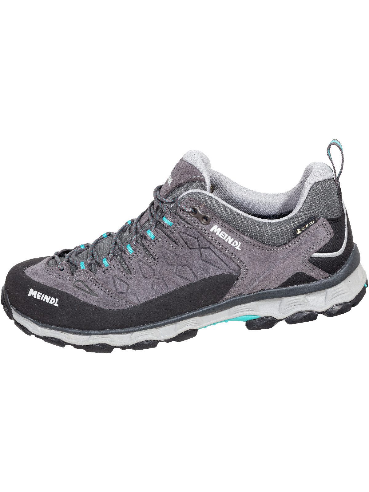 Meindl Meindl Lite Trail Lady GORE-TEX grau/türkis Wanderschuh GORE-TEX® – Winddicht, wasserdicht und atmungsaktiv