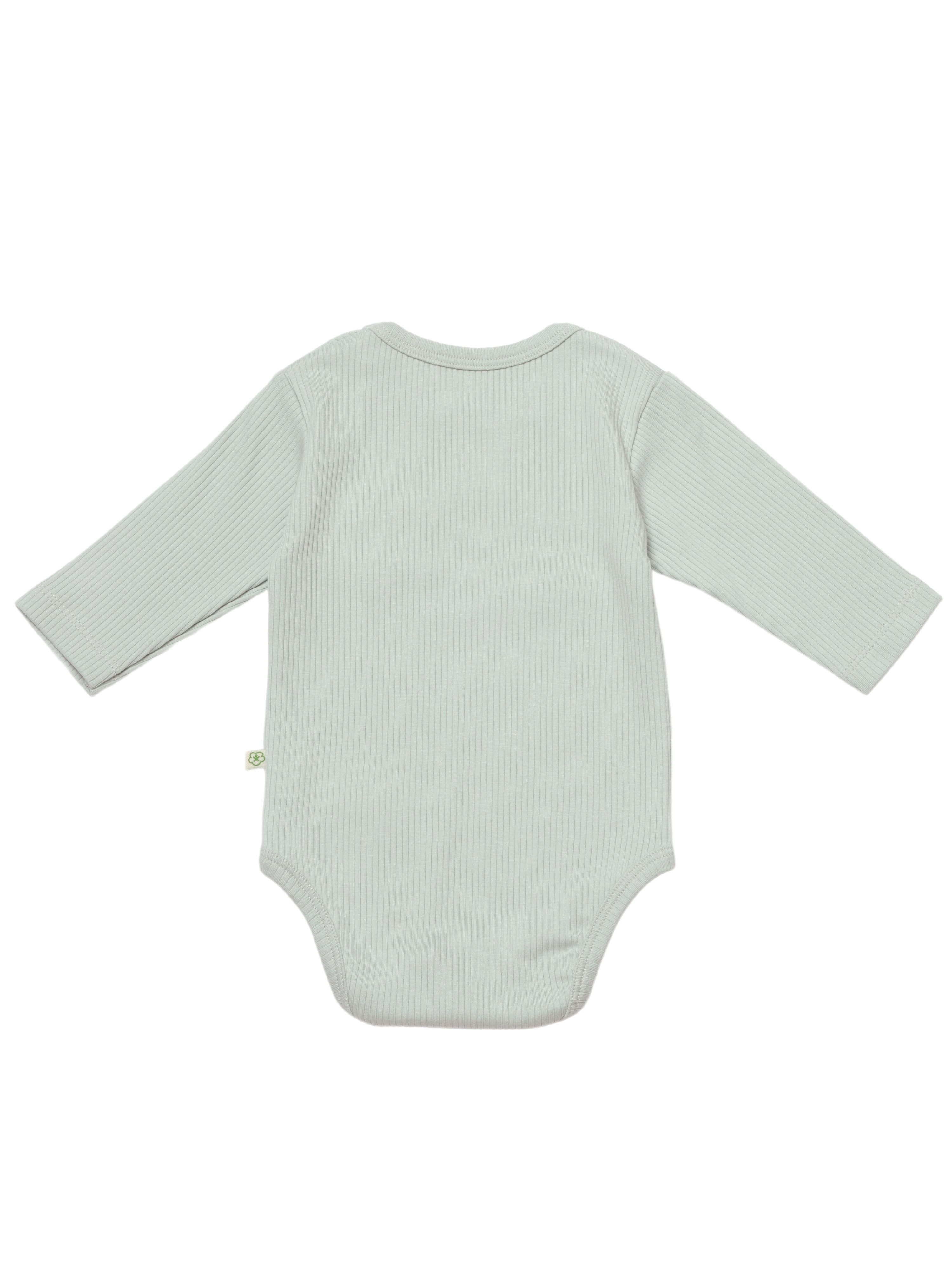 biorganic Langarmbody Baby Nature Relax Modal für Jungen und Mädchen Unisex Langarm (1-tlg) gerippte Textilstruktur (Ripp), Modal und Bio-Baumwolle, Größe 56 - 86