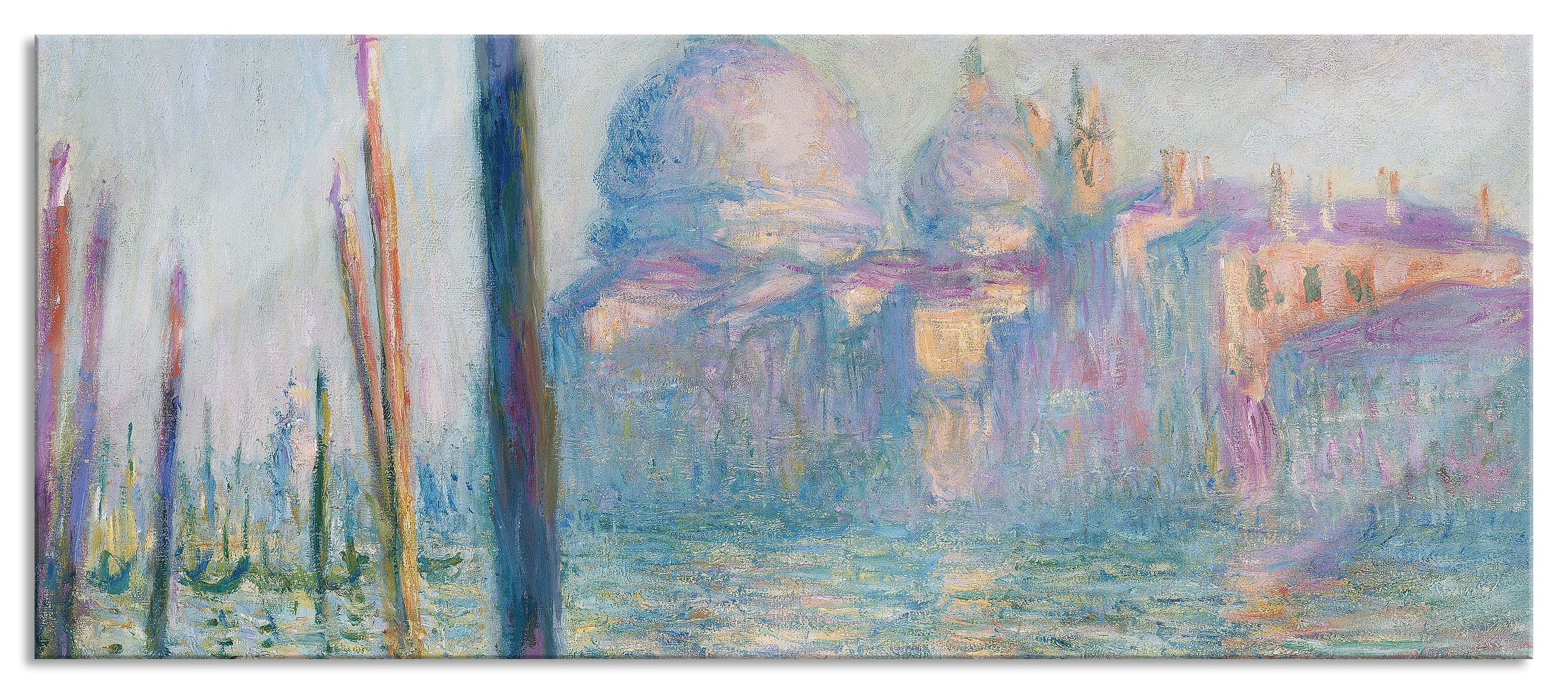Pixxprint Glasbild Claude Monet - Seerosenteich, Claude Monet - Seerosenteich (1 St), Glasbild aus Echtglas, inkl. Aufhängungen und Abstandshalter