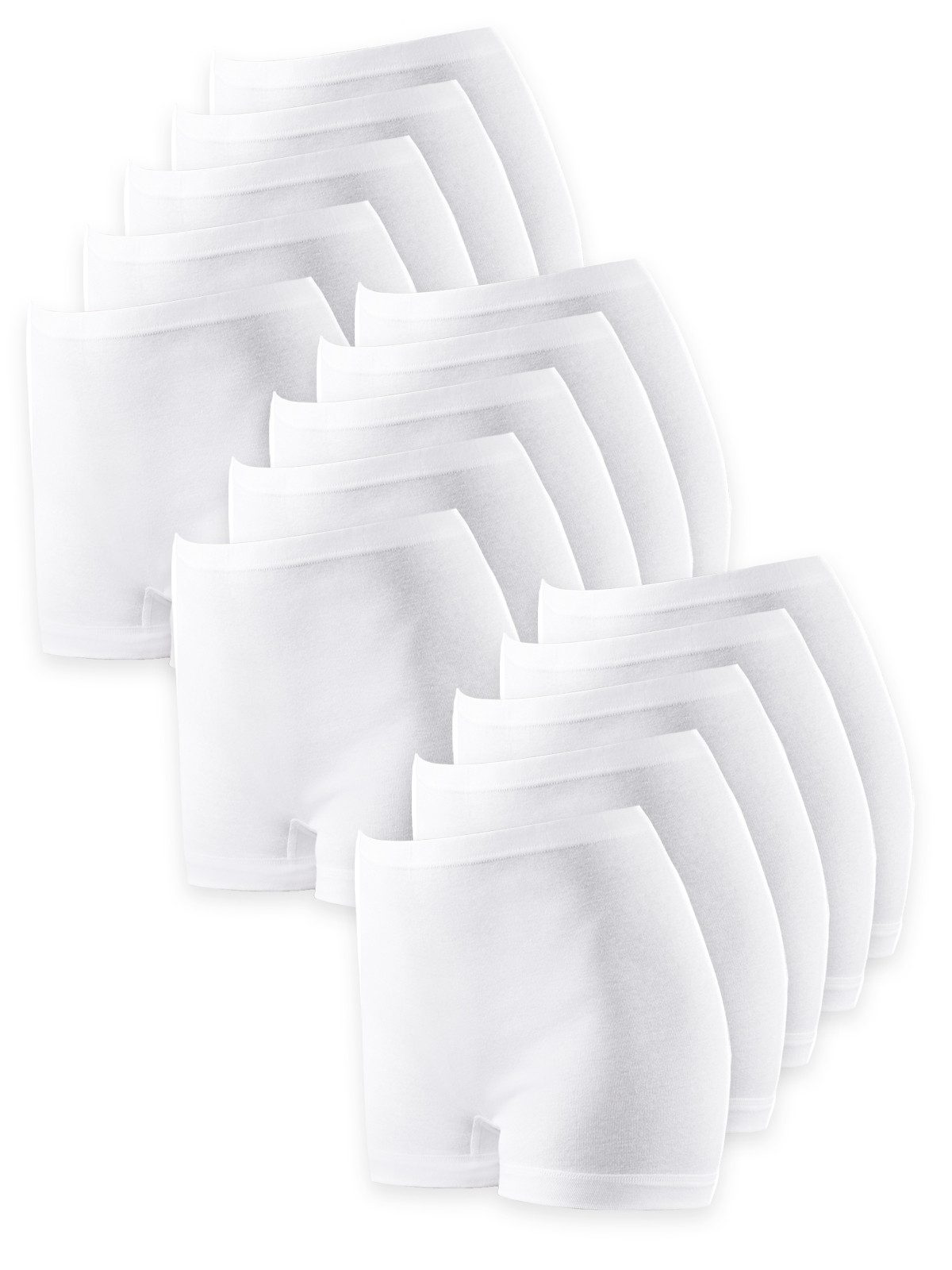 Schöller Pagenschlüpfer 15er Pack Damen Pagenschlüpfer Baumwolle (Packung, 15-St) Zwickel