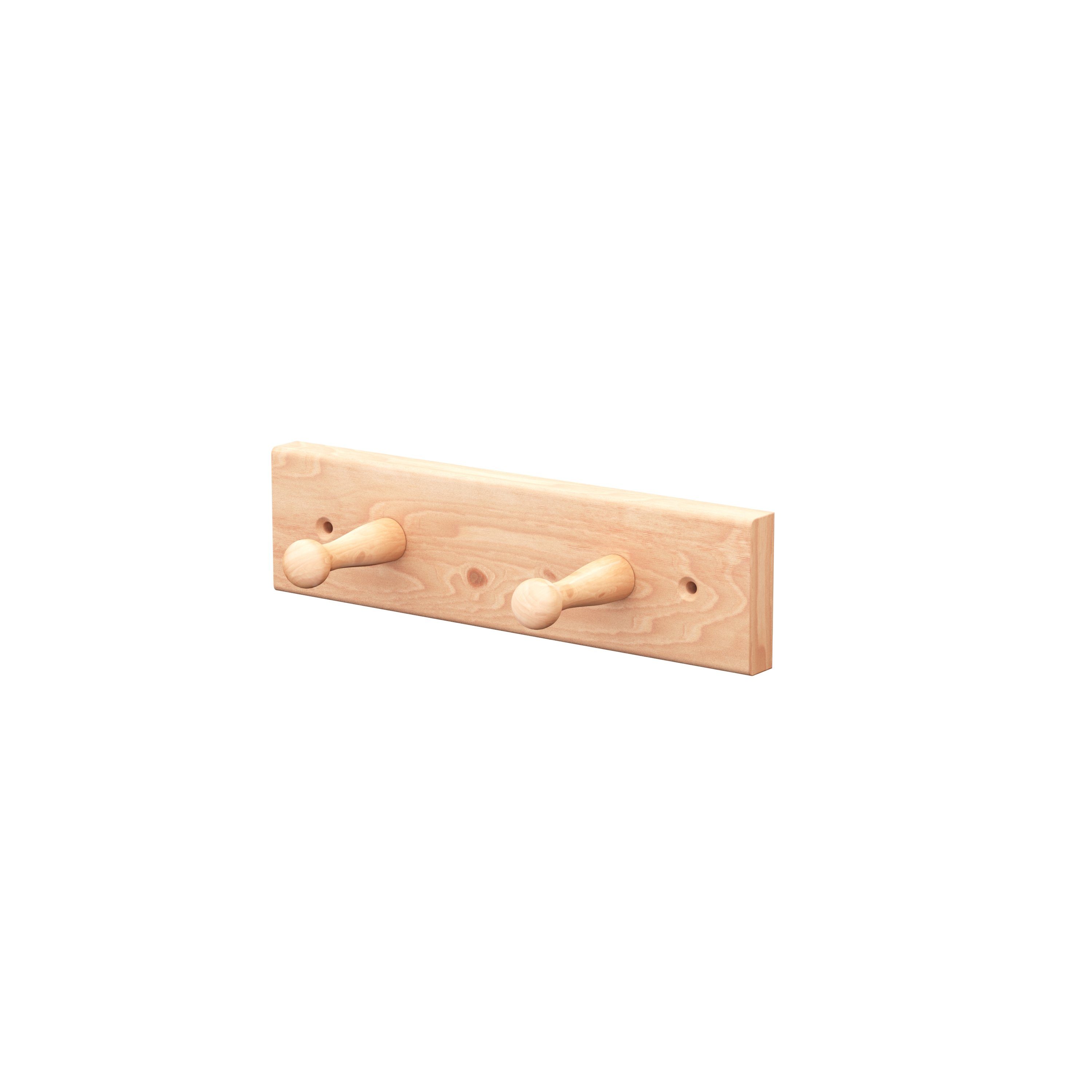 sossai® Wandgarderobe Garderobenleiste aus Holz in günstig online kaufen