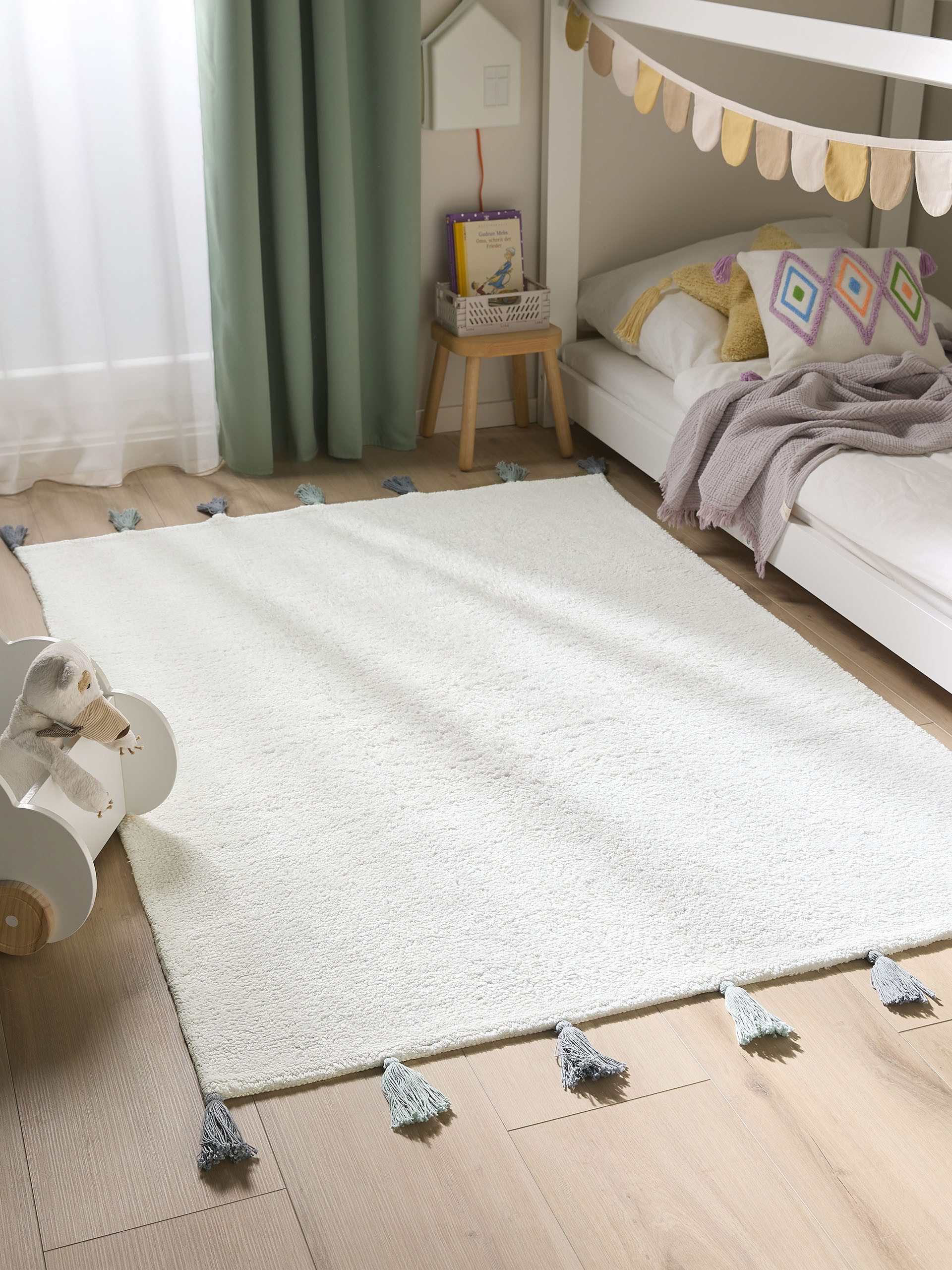 benuta Kinderteppich Malu, rechteckig, Höhe: 6 mm, Kunstfaser, Berber, Ethn günstig online kaufen