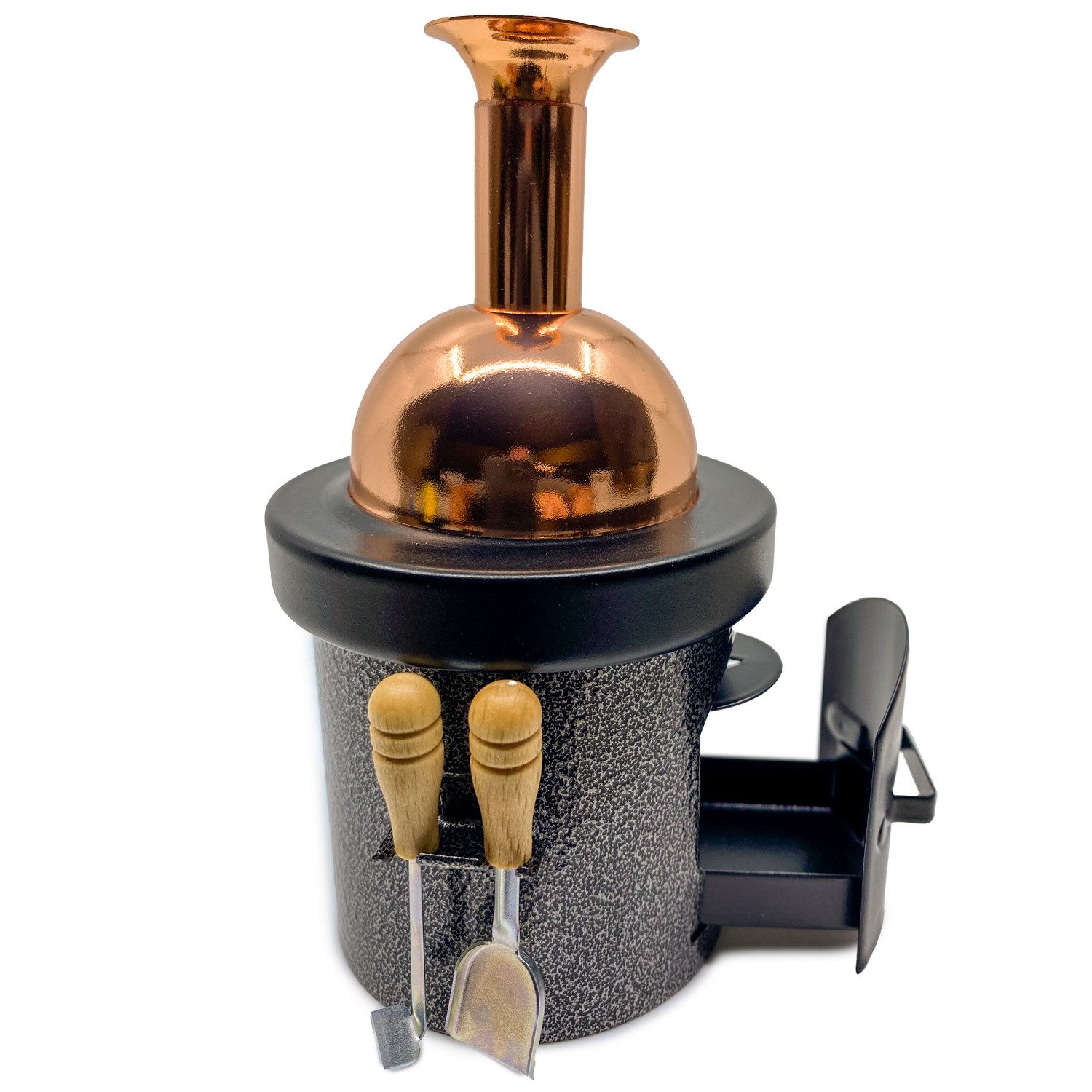 Crottendorfer Räucherhaus Braukessel Hammerschlag, Hergestellt in Deutschland Original Erzgebirge