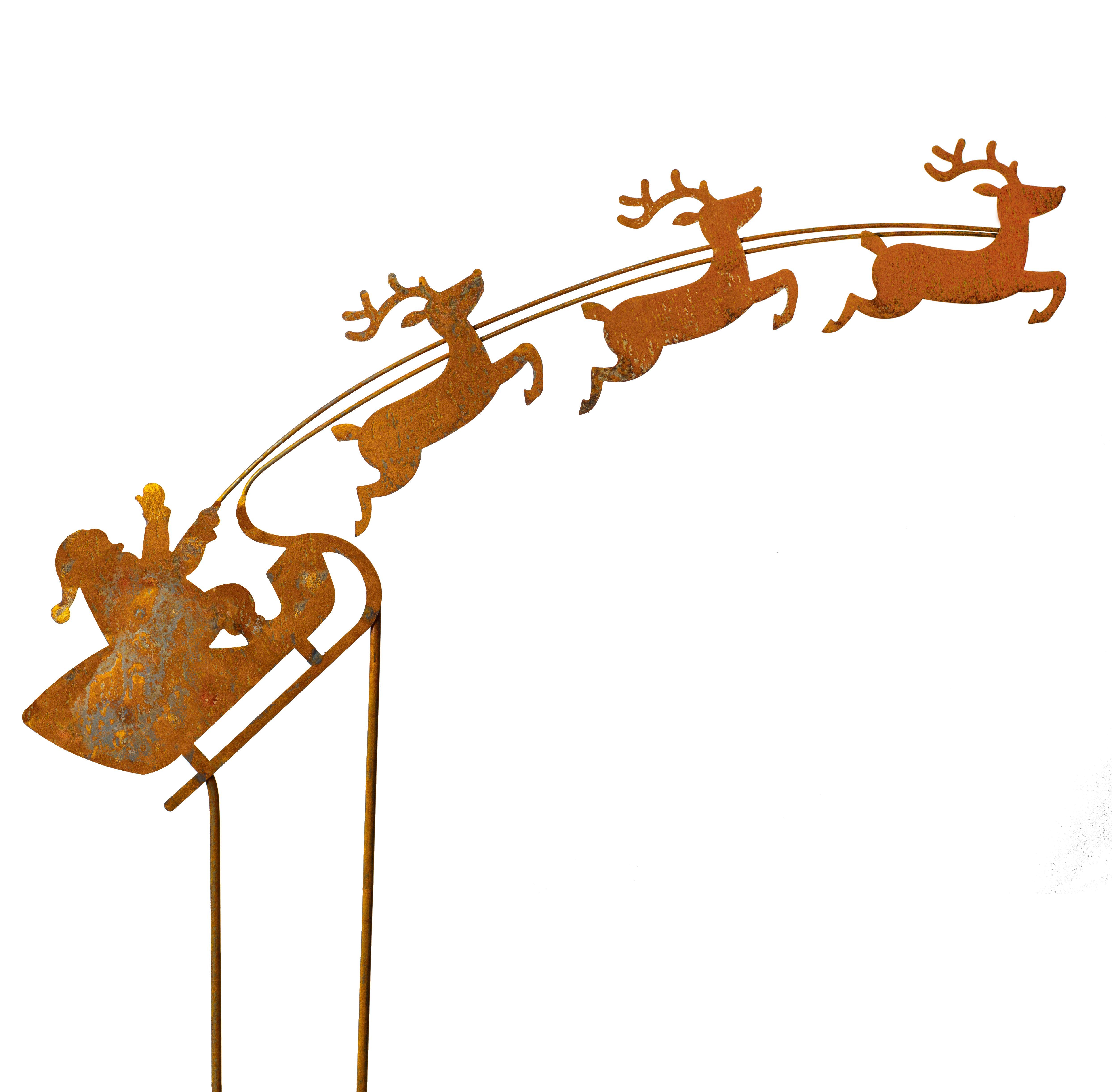 Blümelhuber Gartenstecker -Edelroststecker "Weihnachtsmann" (1-St) wetterfest