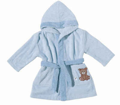 Babybademantel »Teddy Bear«, Egeria, mit Kapuze und kleiner Stickerei, Organic Cotton