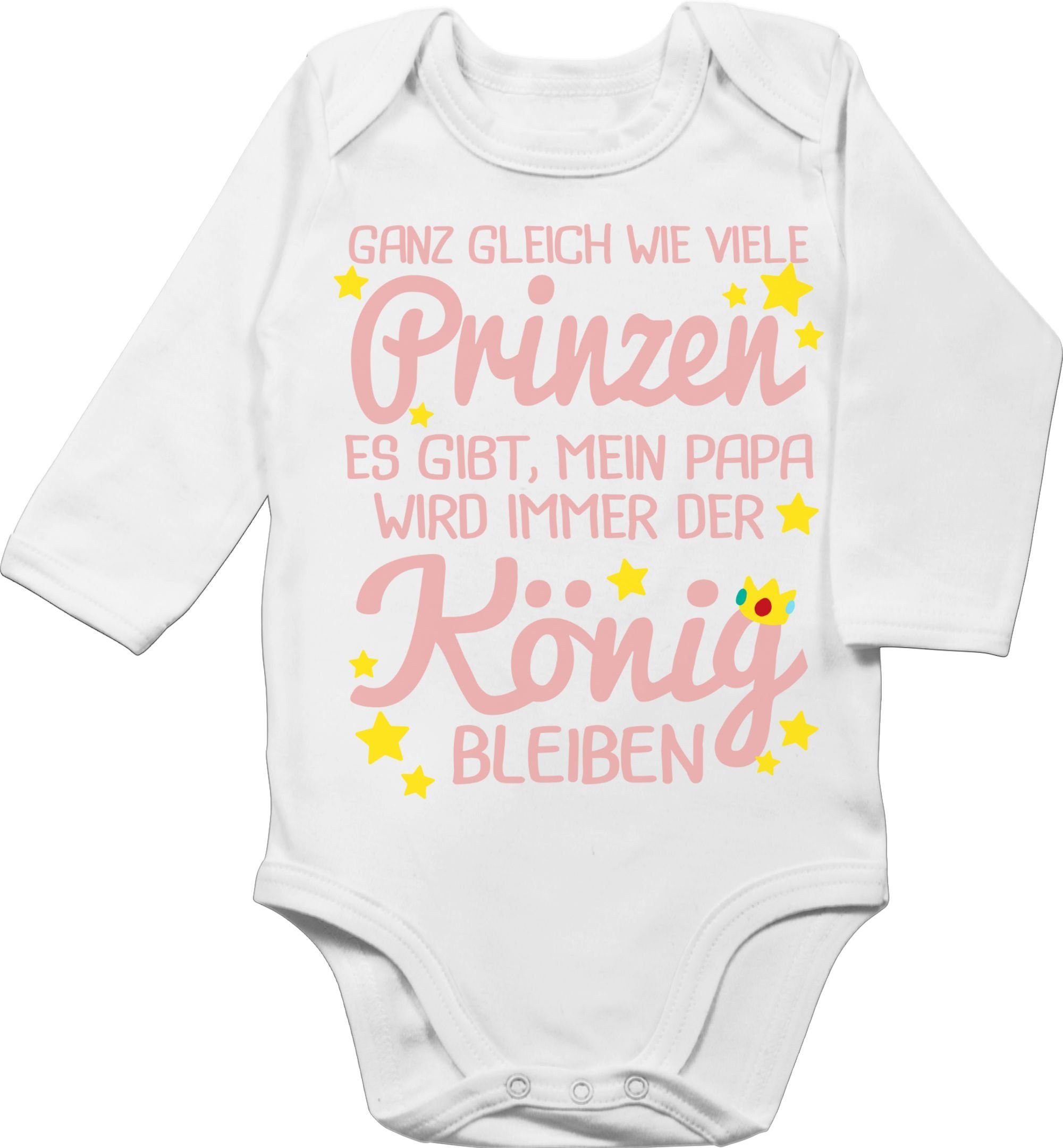 Shirtracer Shirtbody »Mein Papa wird immer der König bleiben