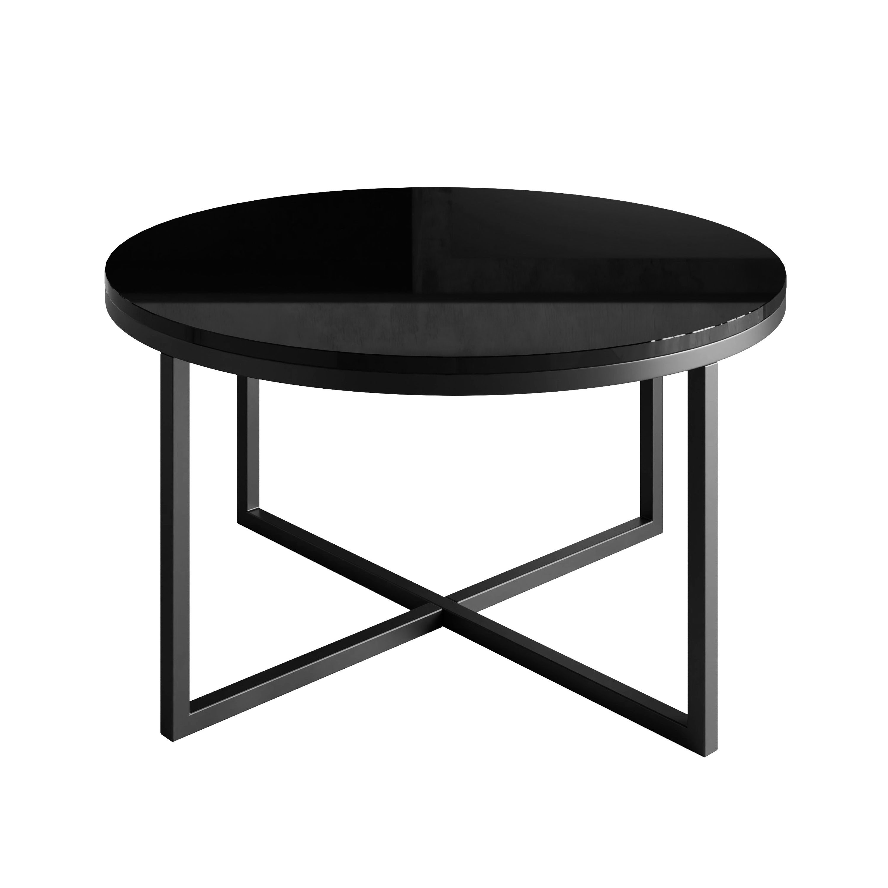 Lookway Couchtisch Runder Couchtisch CIRI-X Hochglanz günstig online kaufen