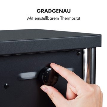 Klarstein Elektrokamin Copenhagen, elektrischer Kamin mit Heizfunktion elektrischer Kaminofen mit Heizung