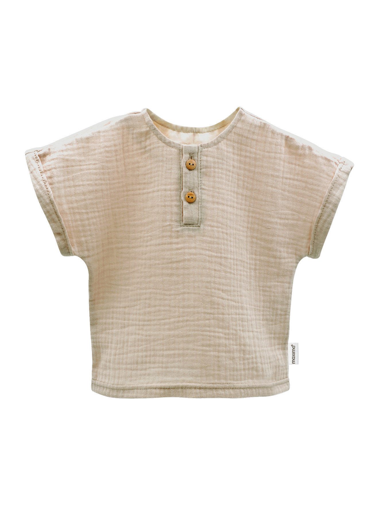 MAXIMO Kurzarmbluse Weiches Jungen Baby T-Shirt, Bio-Baumwolle