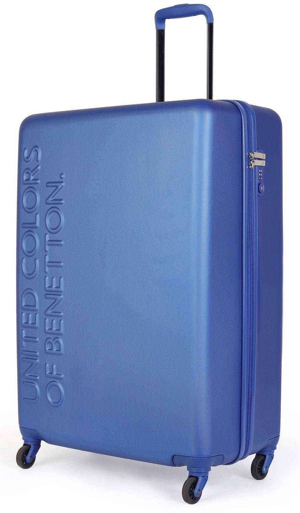 United Colors of Benetton Hartschalen-Trolley »UCB, 55 cm, Royal Blue«, 4  Rollen
