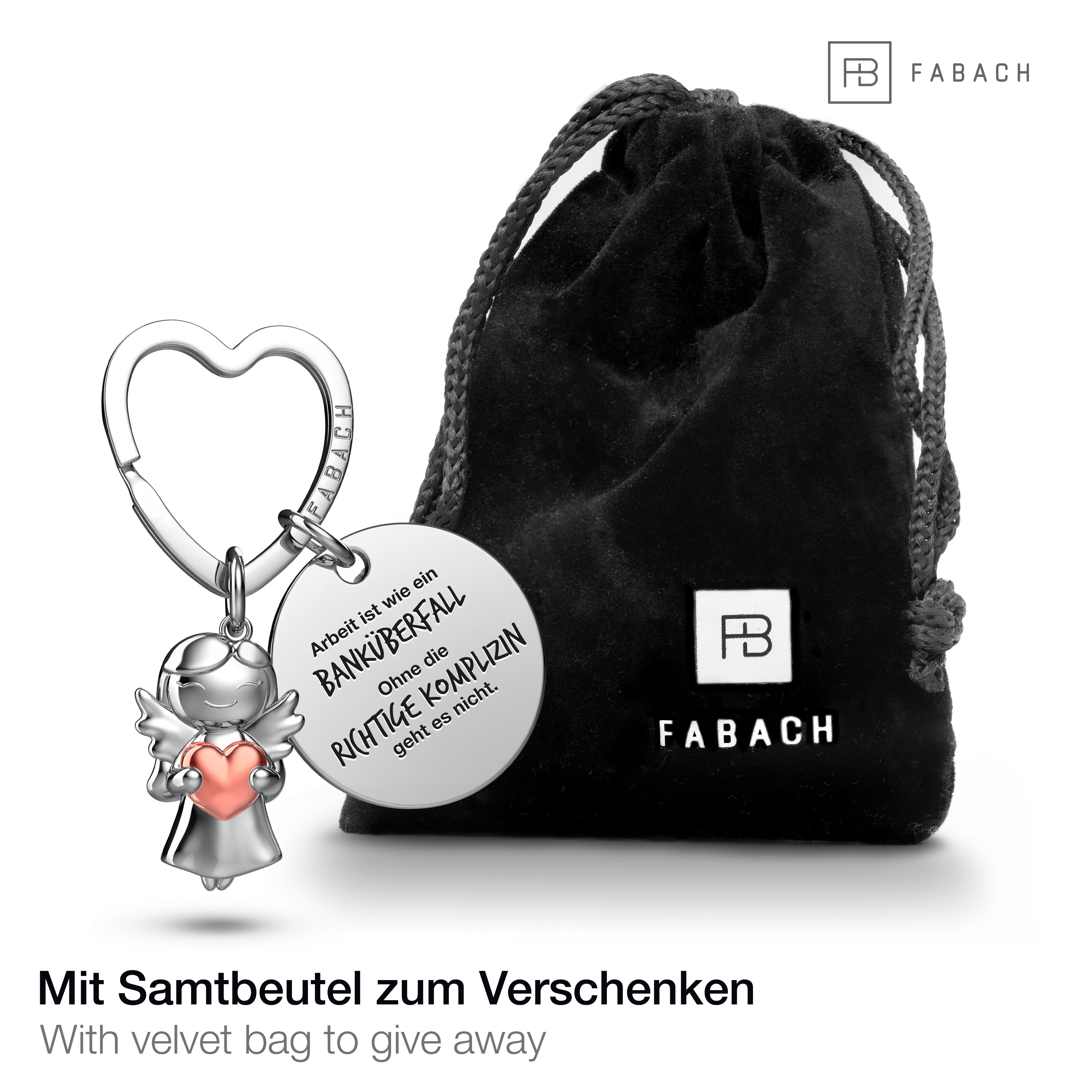 FABACH Schlüsselanhänger Schutzengel Star in Charms Größe mit Gravur "Beste günstig online kaufen