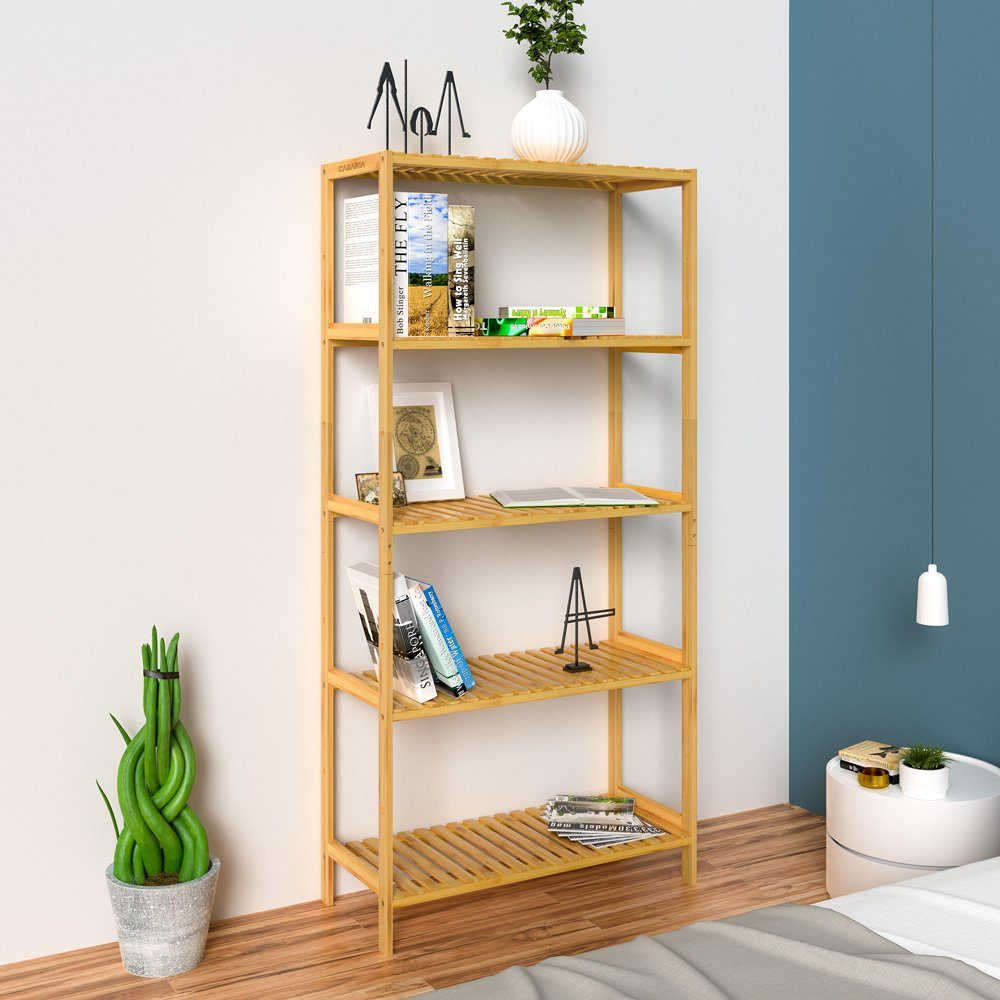 Casaria Standregal, mit 5 Ablagen Höhenverstellbar günstig online kaufen