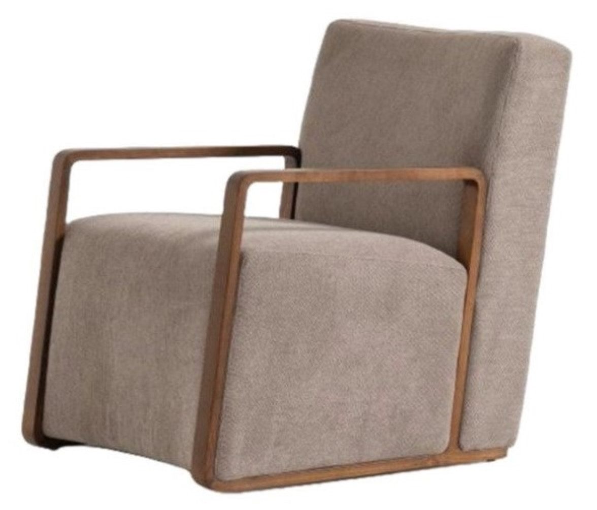 Xlmoebel Loungesessel Moderner Einzelsessel aus Textil mit bequemer Polsterung (Sessel), Hergestellt in Europa