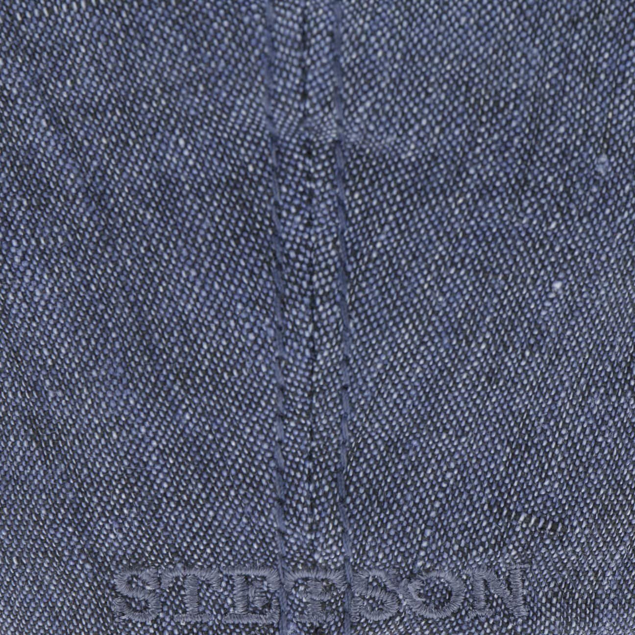 blau Schirm Stetson (1-St) mit Schirmmütze Cap Flat
