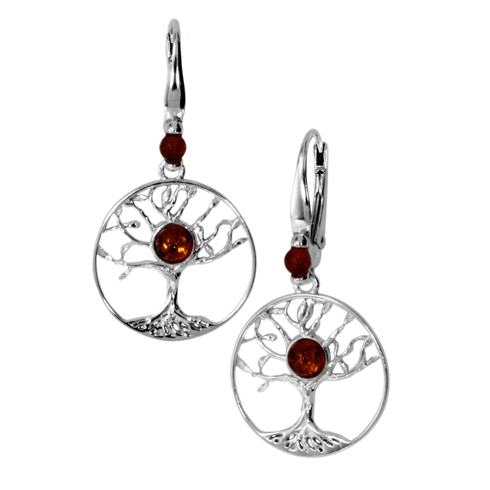 OSTSEE-SCHMUCK Paar Ohrhänger Ostsee-Schmuck Ohrhänger Lebensbaum Ohrhänger günstig online kaufen