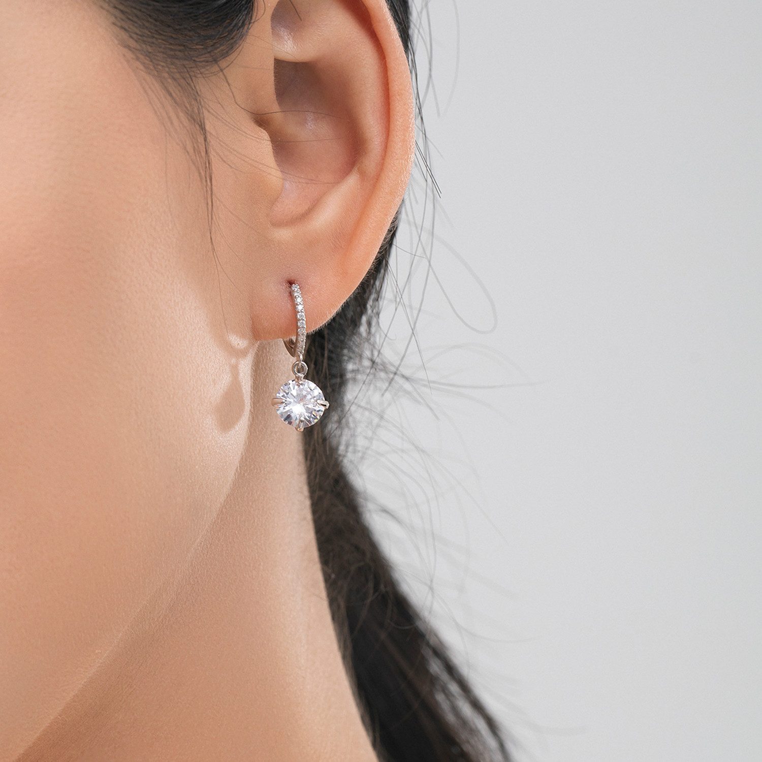 KARMA Paar Creolen Silber Ohrringe 925 günstig online kaufen