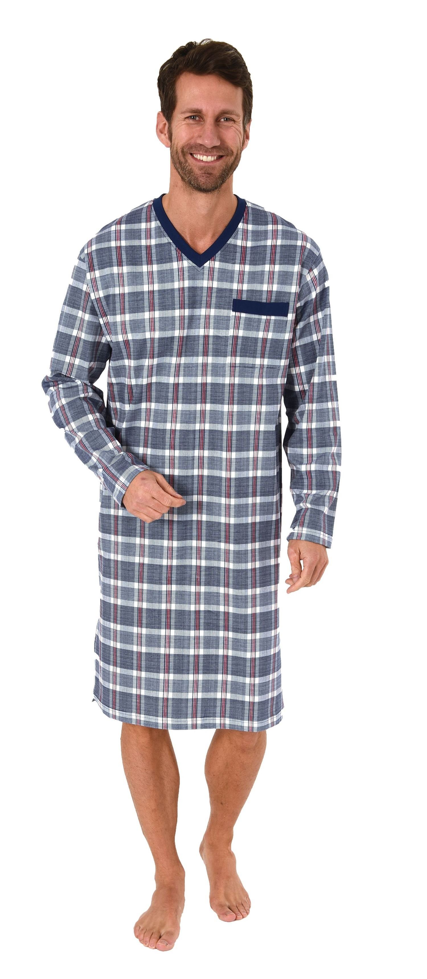 Normann Pyjama Herren Nachthemd langarm - günstig online kaufen