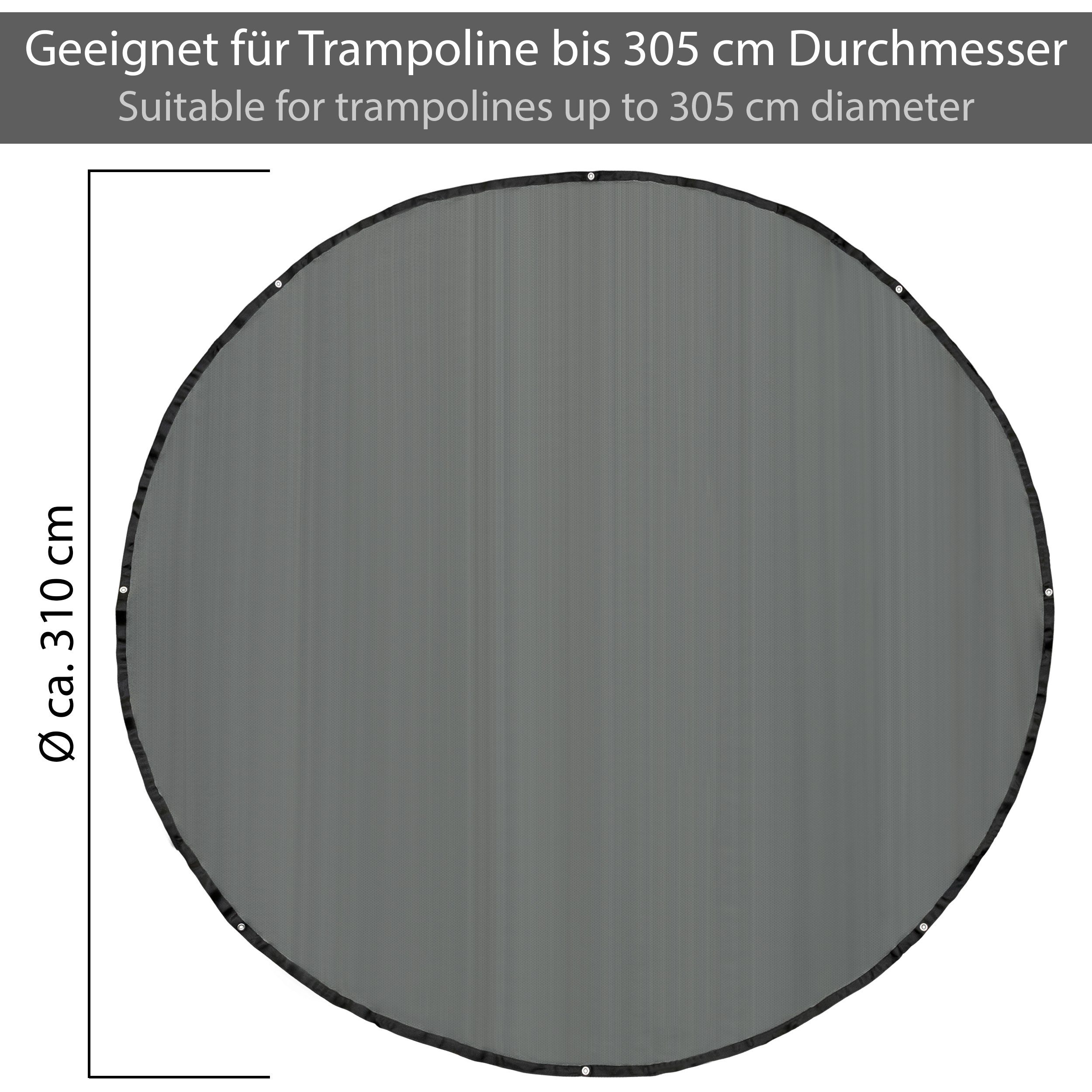 ONVAYA Sonnensegel für Trampolin, Neues Modell, Reißfest und luftdurchlässig – Bild 2 von 5
