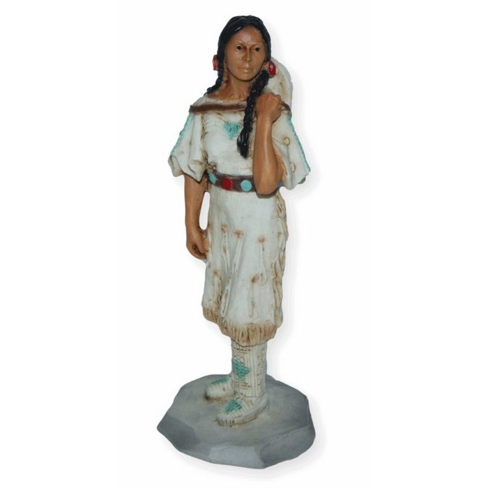 Castagna Dekofigur Native American Figur Sacajawea Vogelfrau H 14 5 cm Castagna