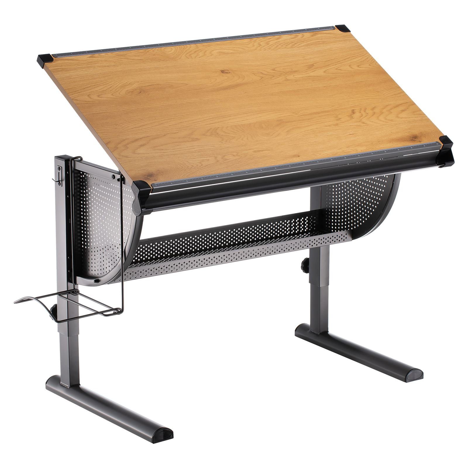 CARO-Möbel Kinderschreibtisch SARI, Lerntisch höhenverstellbar mit Rucksack günstig online kaufen