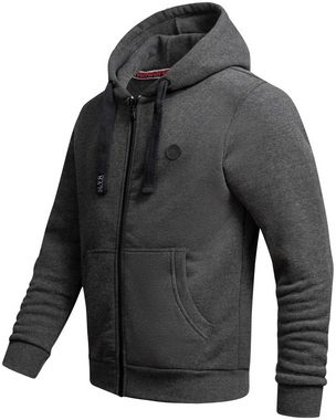 Alessandro Salvarini Sweatjacke ASLomborio warme Kapuzenjacke