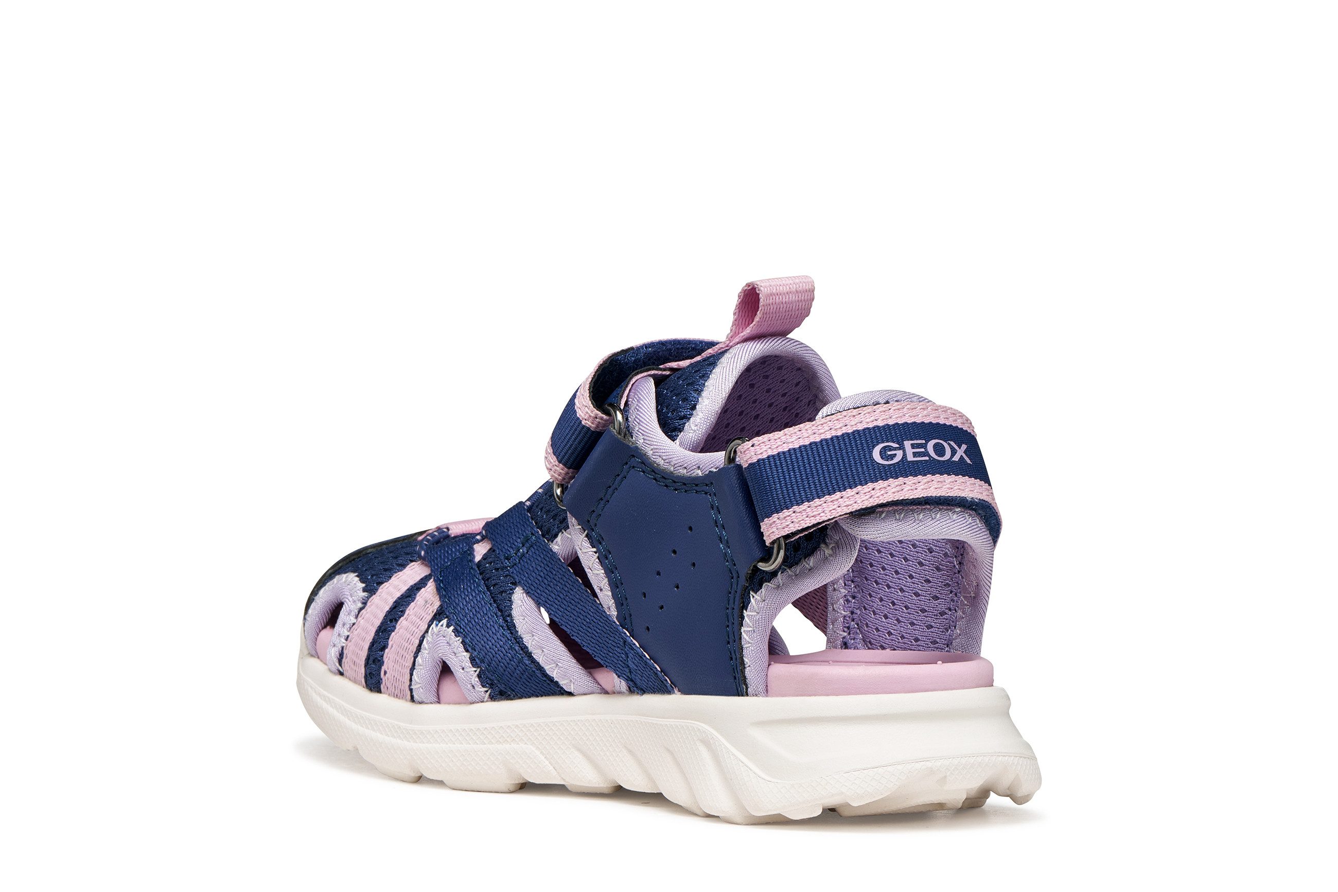 Geox J SANDAL AIRADYUM GI Sandale mit Klettverschluss und Fersenriemen, Größenschablone zum Download