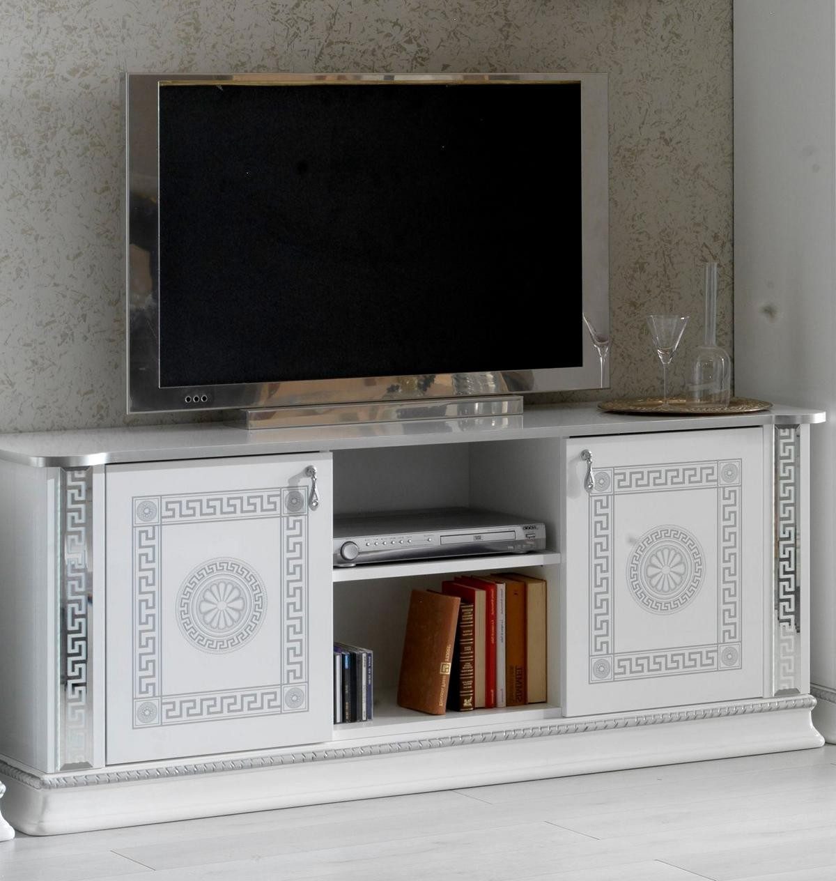 Xlmoebel TV-Schrank Designer Lowboard für Fernseher und Mediengeräte Made in Europa