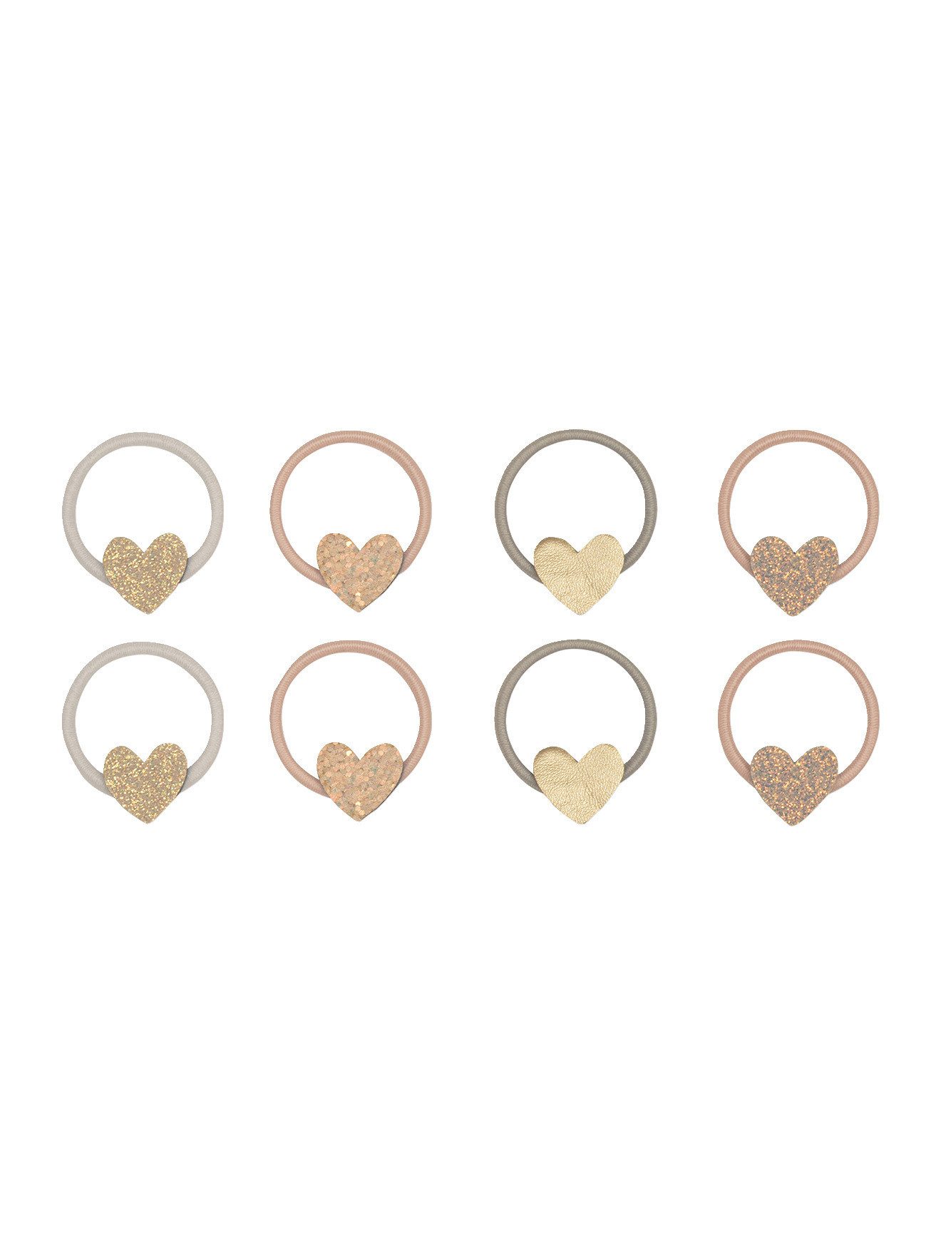 Mimi & Lula Haarband 8er-Set Mädchen Haargummis TEENY HEART MINI PONIES