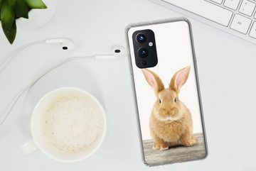 MuchoWow Handyhülle Kaninchen - Babykaninchen - Tiere - Kinder - Mädchen - Jungen, Phone Case, Handyhülle OnePlus 9, Silikon, Schutzhülle