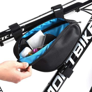 Wozinsky Fahrradtasche Fahrradtasche Rahmentasche Wasserdichte Tasche für Fahrrad, Mountainbike, Ebike, MTB, Rennradtasche, Fahrrad Handytasche Rahmen 1,5 L