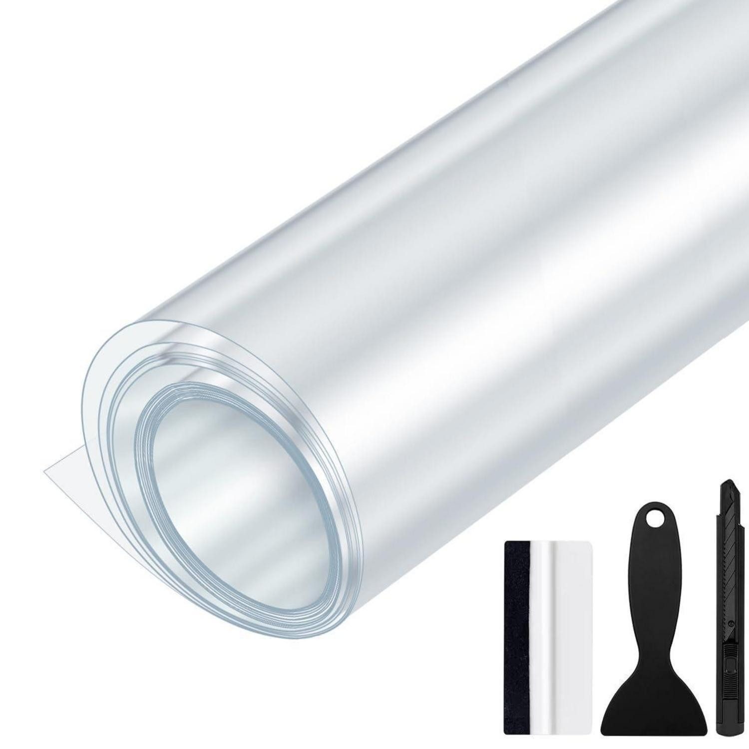 LuxusKollektion Lackschutzfolie Lackschutzfolie Selbstklebend Transparent 50cm x 150cm Transparent