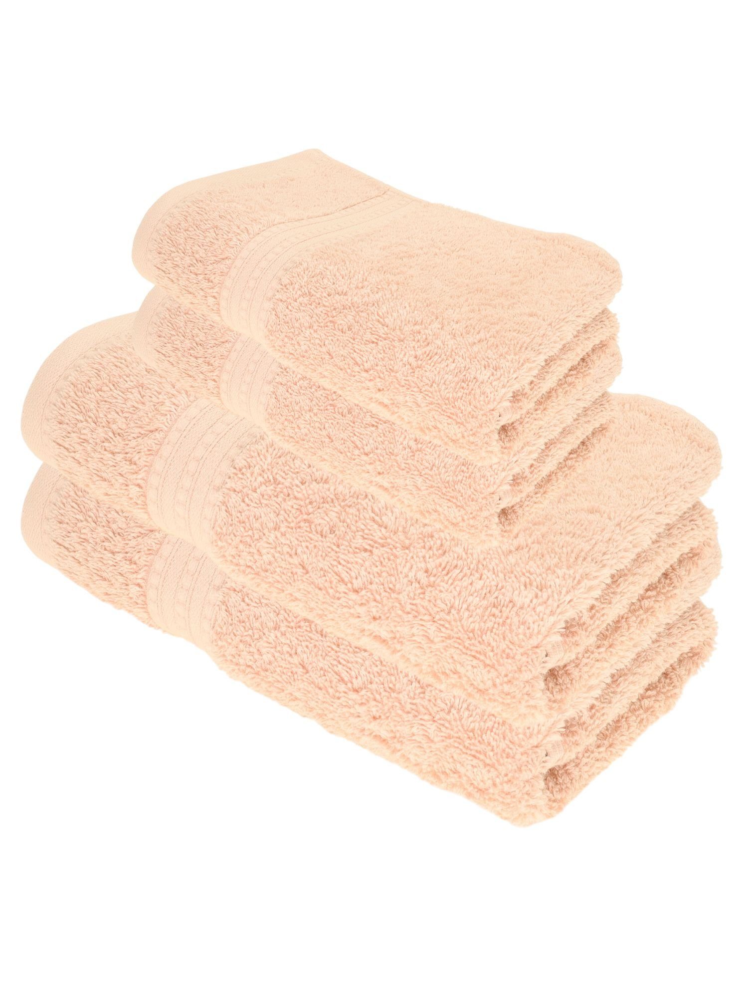 Julie Julsen Handtücher 4-Handtücher-Pastell Rosa, Bio-Baumwolle günstig online kaufen