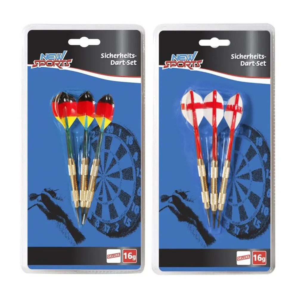 Dartscheibe New Sports Safety Dart-Set, 16 g, 60-teilig, ca. 13x19x2 cm, ab 14 Jah
