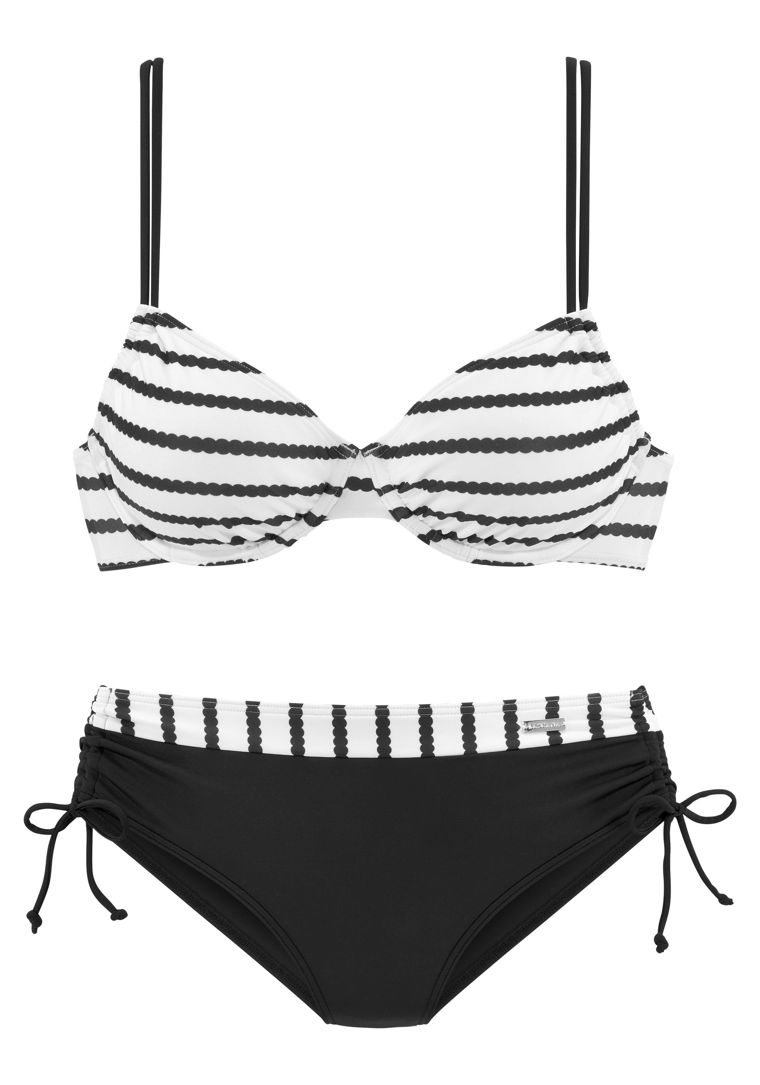 LASCANA Bügel-Bikini mit höherer geschnittener Bikini-Hose günstig online kaufen
