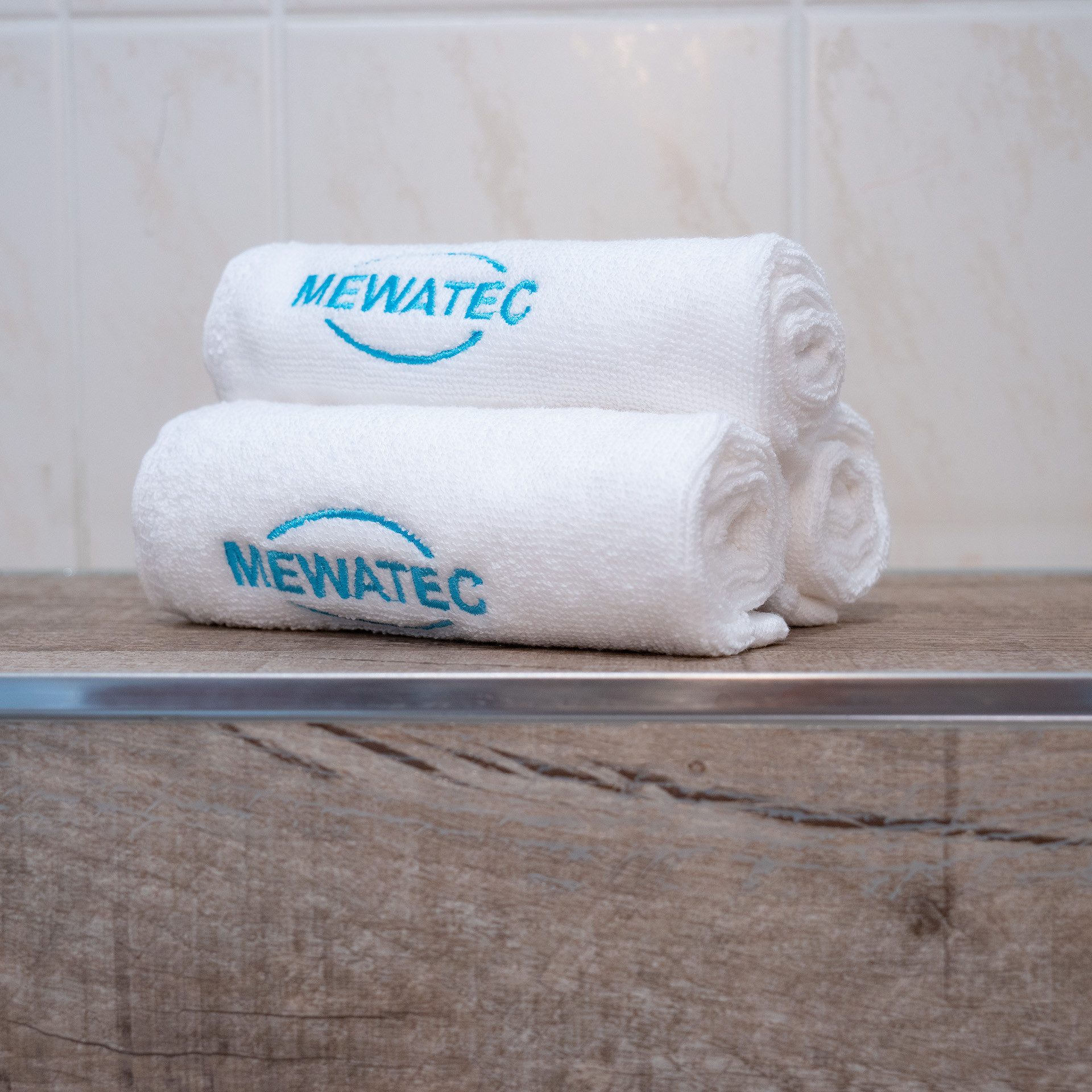 MEWATEC Waschlappen Trockentücher, 7er Set, weiß, (7-St)