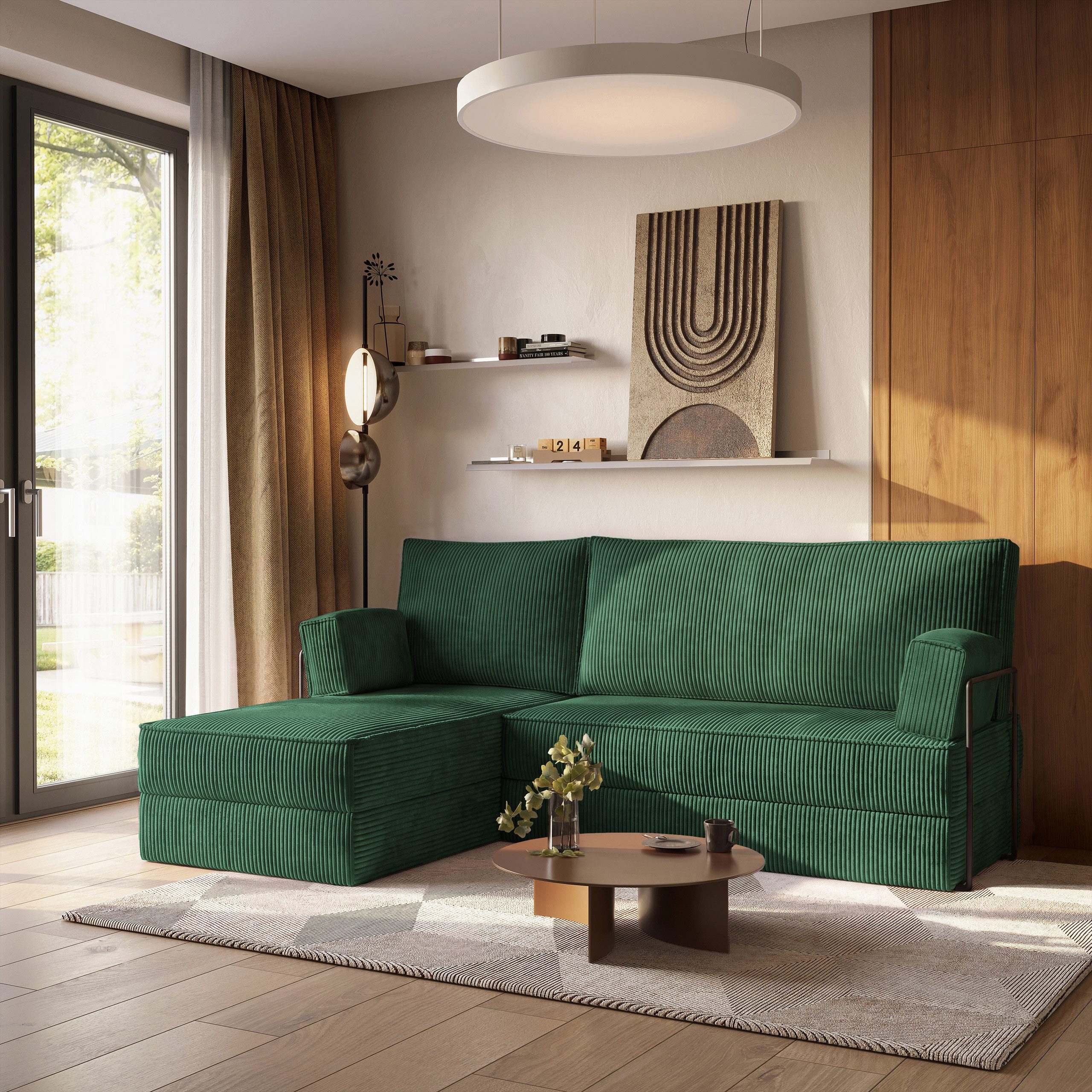 Masseno Ecksofa NOTIA modulares Boneless Sofa mit Schlaffunktion
