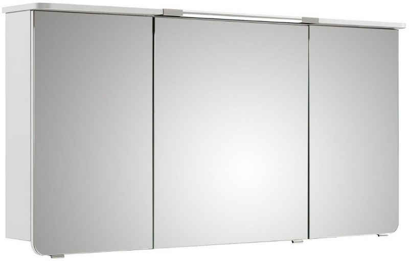 PELIPAL Badezimmerspiegelschrank CS-SPS 03 / Comfort N / B: 140 cm / Weiß Glanz