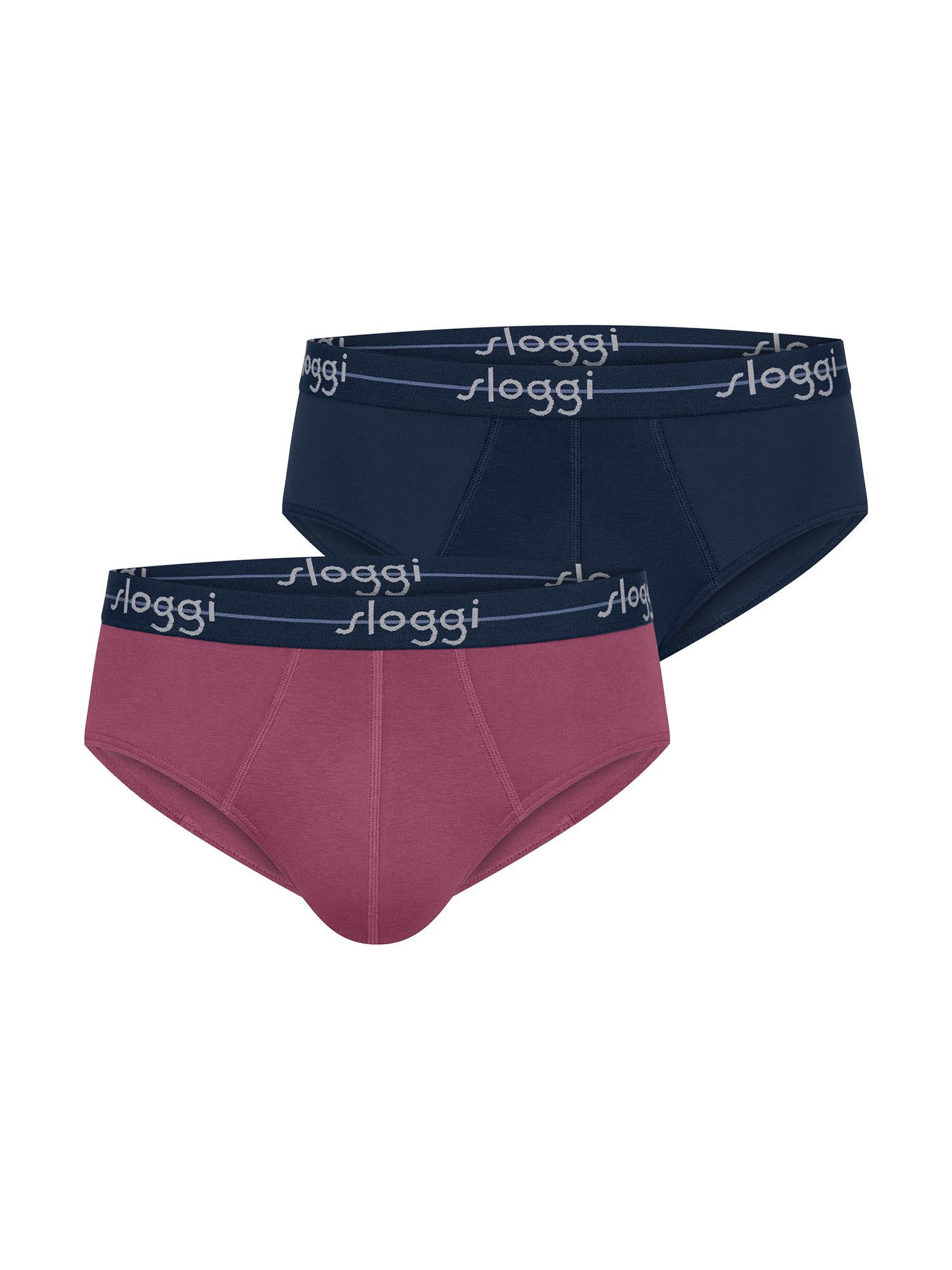 sloggi Slip Blue Start (2-St) Midi Slip, Midibrief, Halbhoher Slip