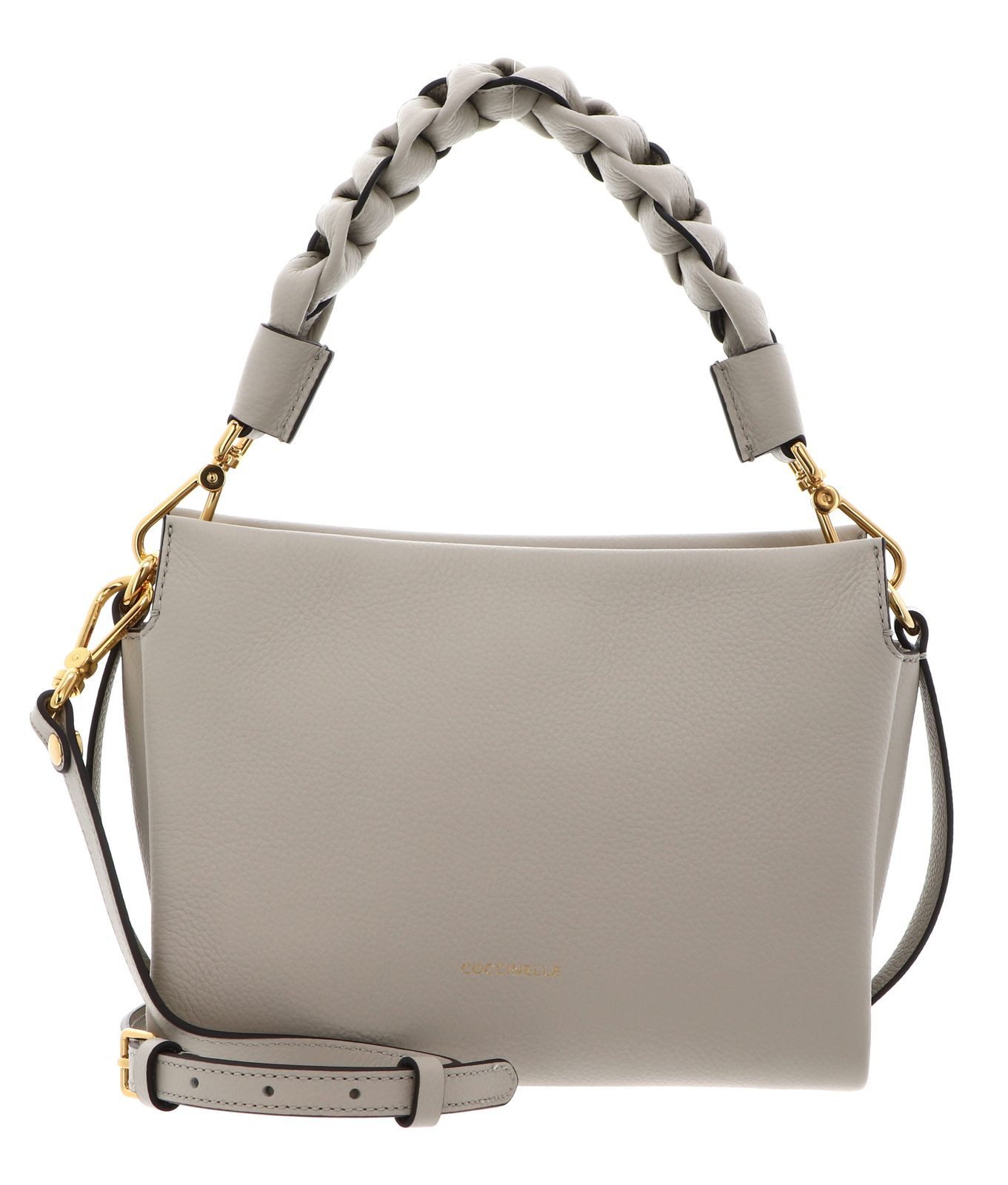 COCCINELLE Umhängetasche Crossbody Double Grainy Leather, aus echtem Leder